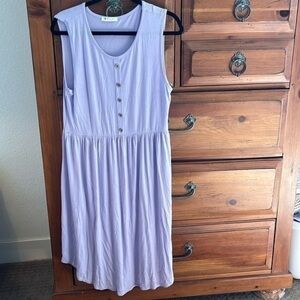 Bombom Light Purple Sleeveless Dress Size XL NWOT